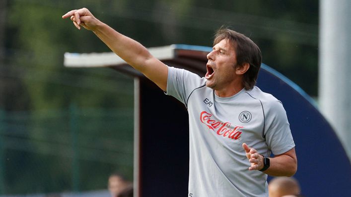 Antonio Conte has led Napoli to the top of the table