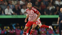 Moroccan striker Ayoub El Kaabi has been in fine form for Olympiacos so far this season.