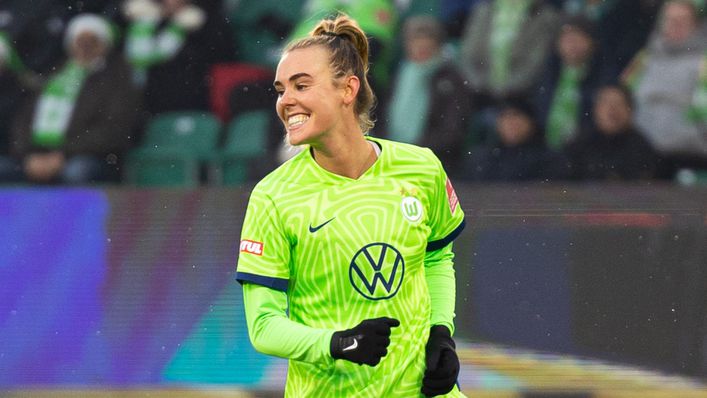 Jill Roord has been among the goals for Wolfsburg from her attacking midfield berth