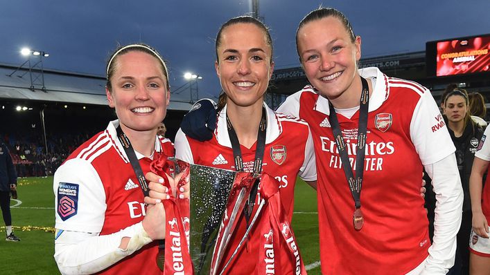 Lia Walti and her Arsenal team-mates lifted the Continental Cup last Sunday