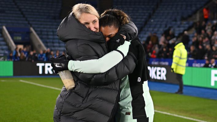 Emma Hayes was over the moon to see Catarina Macario get off the mark on her debut