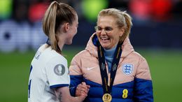 Sarina Wiegman was delighted to see her Lionesses win another trophy