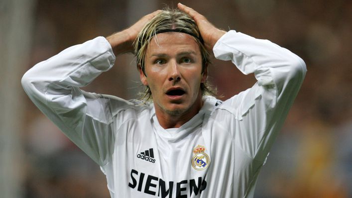 David Beckham was a star at Real Madrid for four seasons
