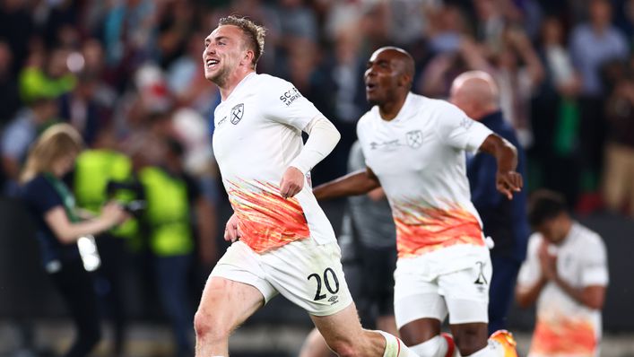 Jarred Bowen celebrates his last-minute winner