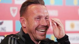 Wales boss Craig Bellamy has plenty to smile about