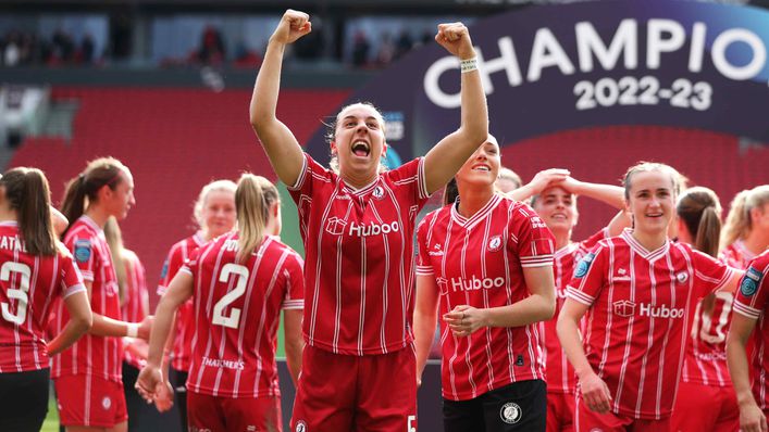Brooke Aspin won promotion to the Women's Super League with Bristol City last season