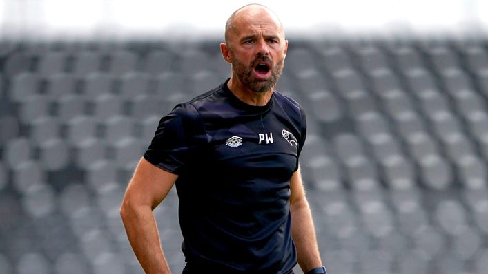 Paul Warne led Derby to promotion from League One last season