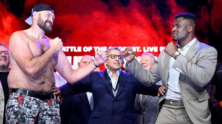 Tyson Fury and Francis Ngannou will collide in Saudi Arabia next month