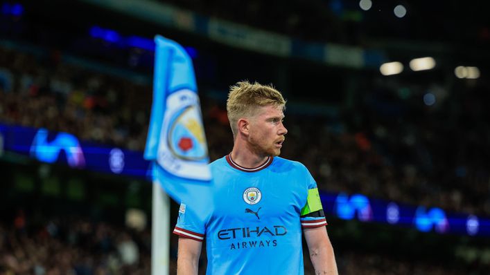 Kevin De Bruyne is expected to be restored to the Manchester City line-up