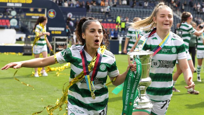 Maria McAneny started in Celtic's Scottish Women's Cup final success over Rangers last term