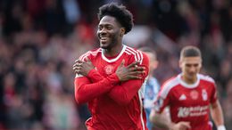 Ola Aina scored his first Nottingham Forest goal against Aston Villa