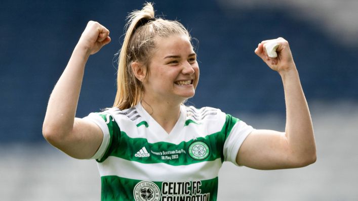 Maria McAneny signed her first professional contract with Celtic in May