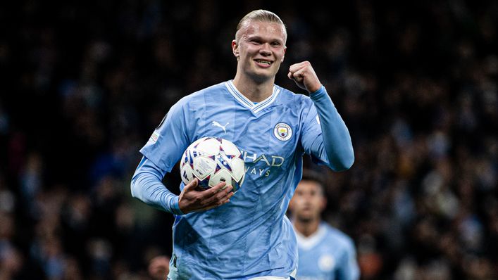 Erling Haaland scored twice in Manchester City's win over Young Boys