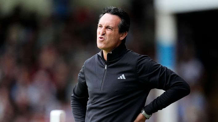 Unai Emery's Villa side are on a poor run of form