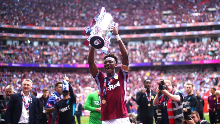 Tammy Abraham scored 26 goals on loan as Aston Villa won promotion to the Premier League in 2018-19