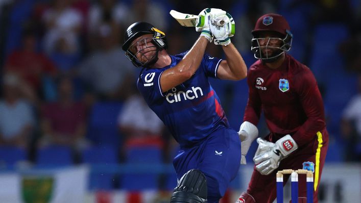 Jos Buttler hit his 26th one-day international half-century against West Indies