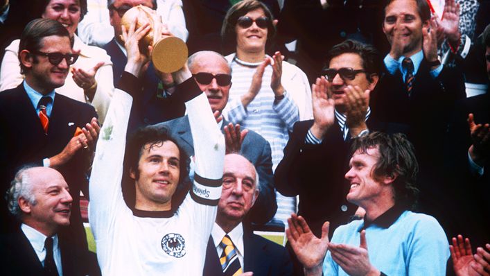 Franz Beckenbauer led Germany to World Cup glory in 1974