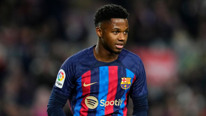 Ansu Fati will be hoping to force his way back into the Barcelona starting line-up against Villarreal