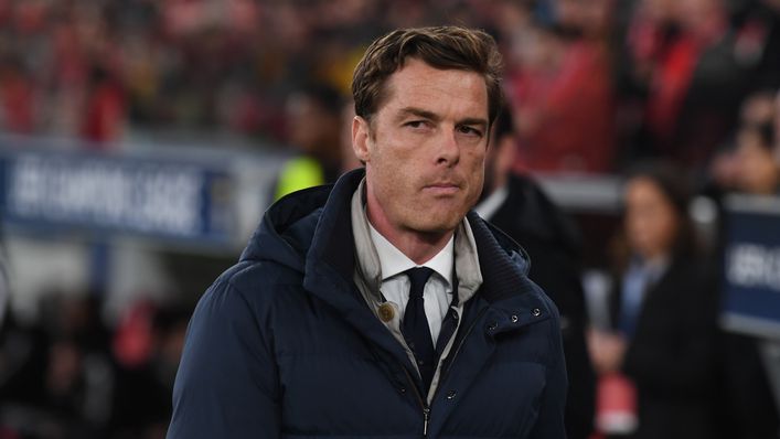 Scott Parker cut a disconsolate figure following Club Brugge's 5-1 loss at Benfica