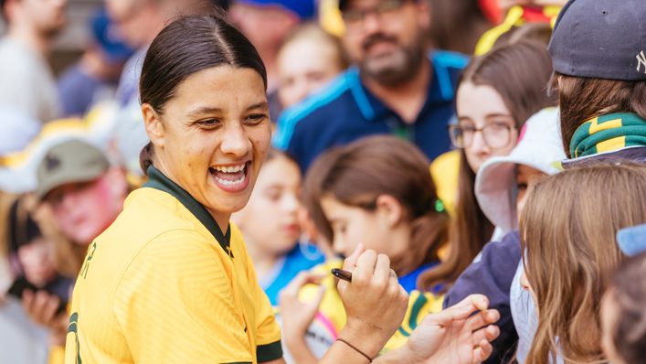Sam Kerr will captain World Cup co-hosts Australia at this summer's tournament