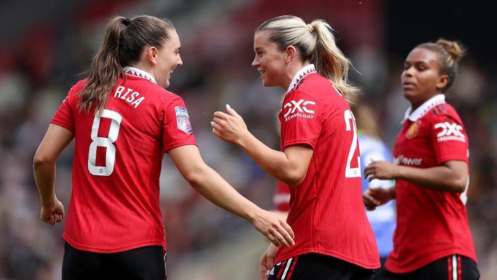 Alessia Russo was on target as Manchester United beat Tottenham 3-0