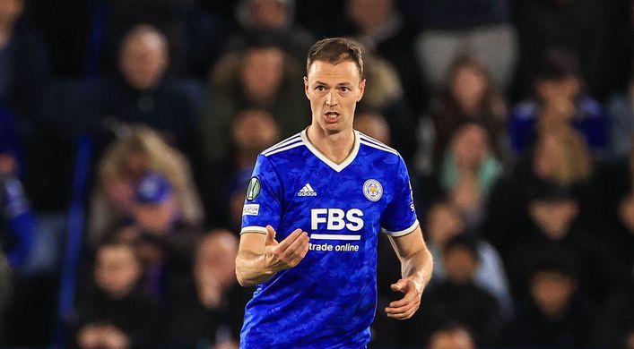 Jonny Evans is an injury concern for the Foxes