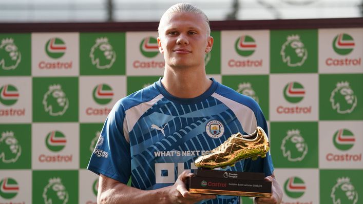 Erling Haaland set the record for most goals in a Premier League season