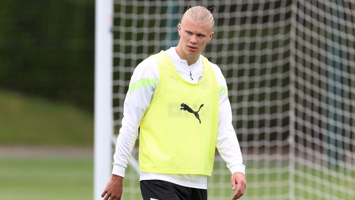 Erling Haaland is preparing to face Inter Milan in Saturday's Champions League final