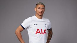 Richarlison models Tottenham's new kit  (Credit: Tottenham Hotspur)