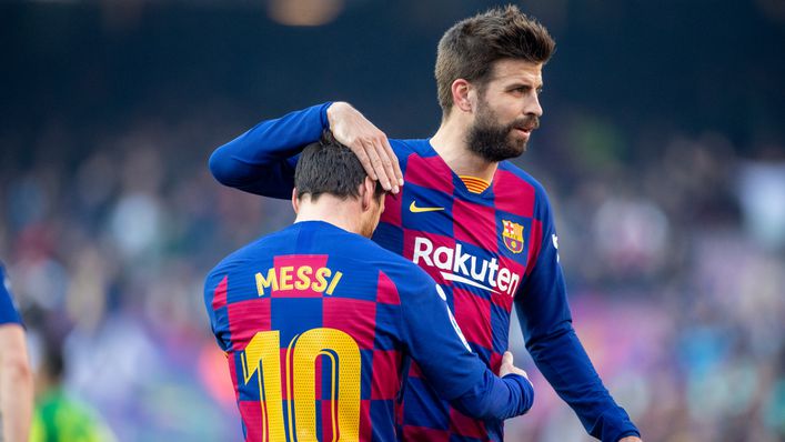 Lionel Messi and Gerard Pique were team-mates at Barcelona