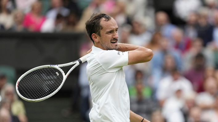 Daniil Medvedev looks up against it having lost each of his last five matches against Jannik Sinner