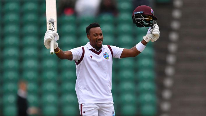 Kavem Hodge scored a hundred in the West Indies' warm-up outing