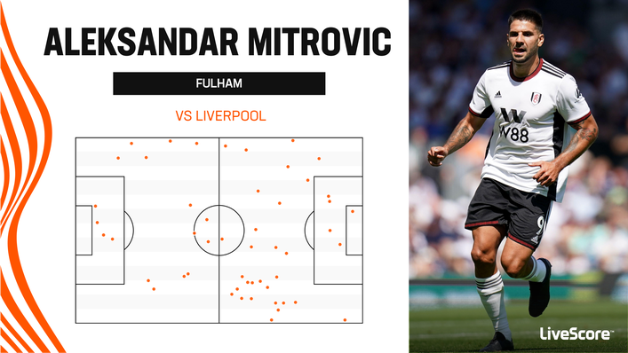 Aleksandar Mitrovic put on a fine display in the 2-2 draw with Liverpool