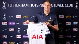 Tottenham's new No37 pictured on the club's official website