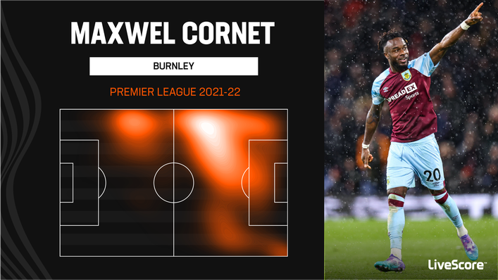 Maxwel Cornet was a threat on the left side of attack for Burnley last term