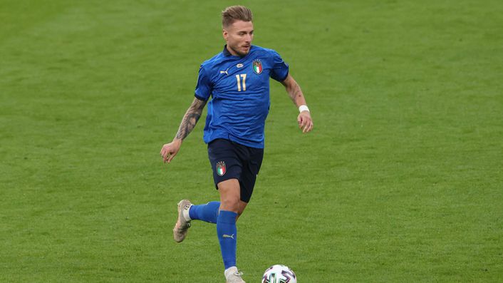 Ciro Immobile was Italy's striker when they won Euro 2020
