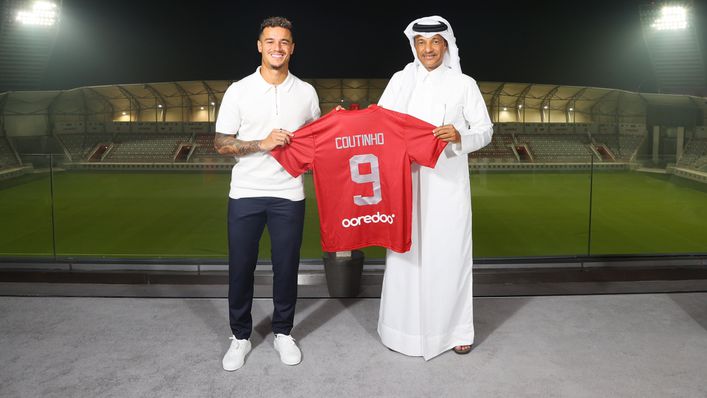 Philippe Coutinho has moved to the Qatar Stars League (Credit: @DuhailSC)