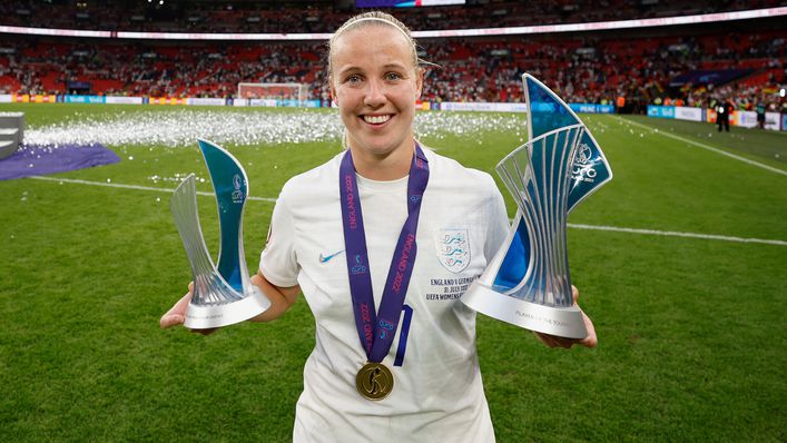 England forward Beth Mead was named Player of the Tournament at Women's Euro 2022