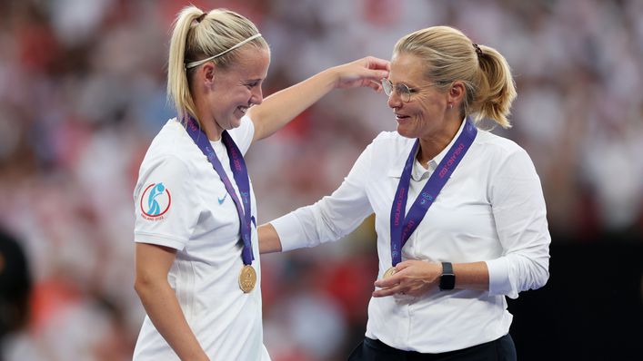 Beth Mead has thrived under the tutelage of England manager Sarina Wiegman