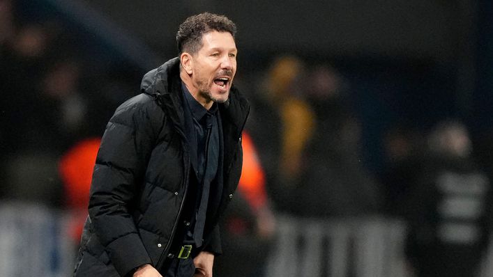 Diego Simeon's Atletico Madrid could go second with victory.