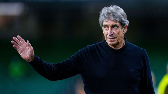 Manuel Pellegrini's Real Betis go into Sunday's fixture on a six-game unbeaten run