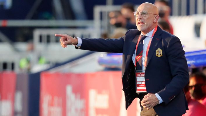 Luis de la Fuente coached Spain to victory in a friendly against Lithuania in June 2021