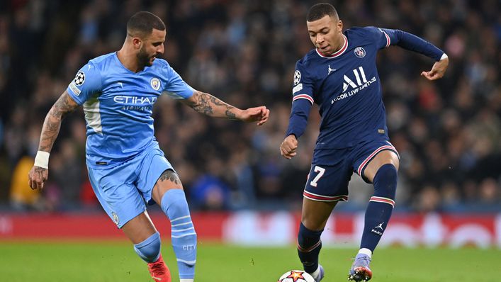 England's Kyle Walker will be tasked with stopping Kylian Mbappe