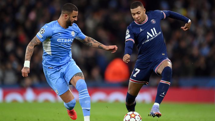 Kyle Walker has performed well against Kylian Mbappe at club level