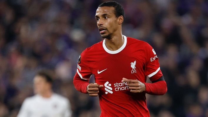 Liverpool defender Joel Matip has been ruled out for the season