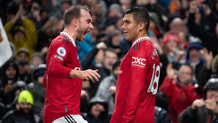Manchester United will again be without Christian Eriksen and Casemiro against Leeds