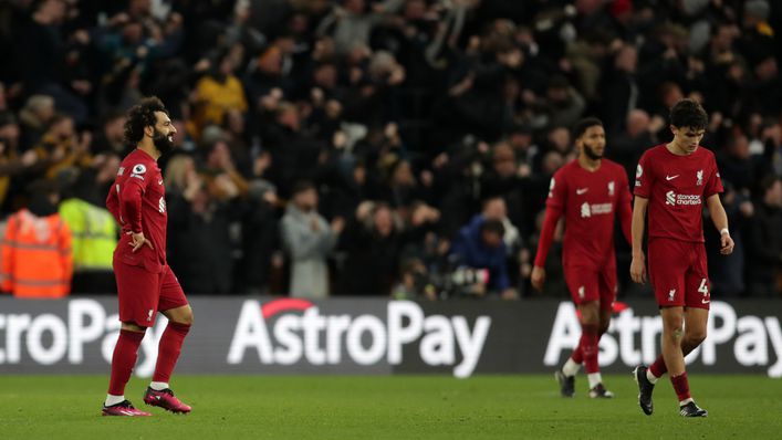 Liverpool were soundly beaten by Wolves last week