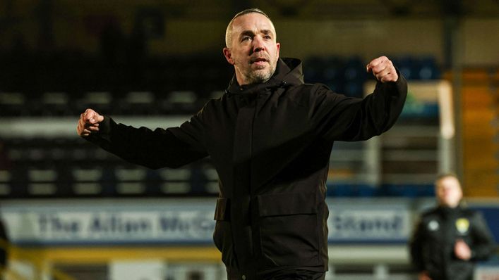 Morton manager Dougie Imrie led his team to victory over Motherwell