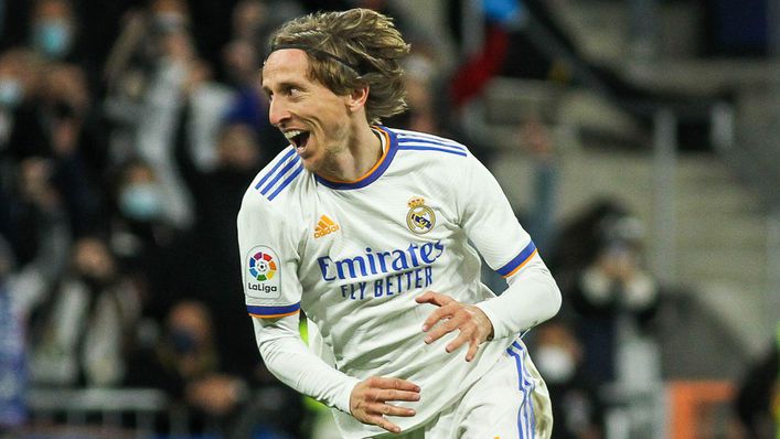 Real Madrid midfielder Luka Modric has registered two goals and five assists in LaLiga this season