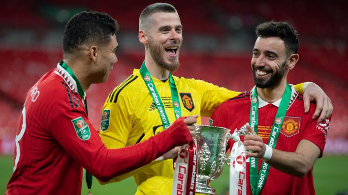 Bruno Fernandes helped Manchester United win the Carabao Cup last month